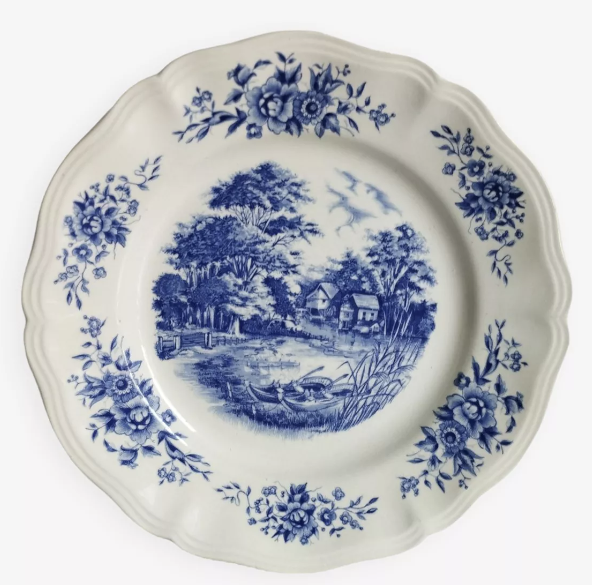 Assiettes "Romantic Sarreguemines"