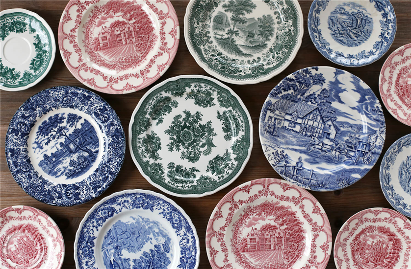 Porcelain-vintage-plates-crop-v2 assiette Staffordshire