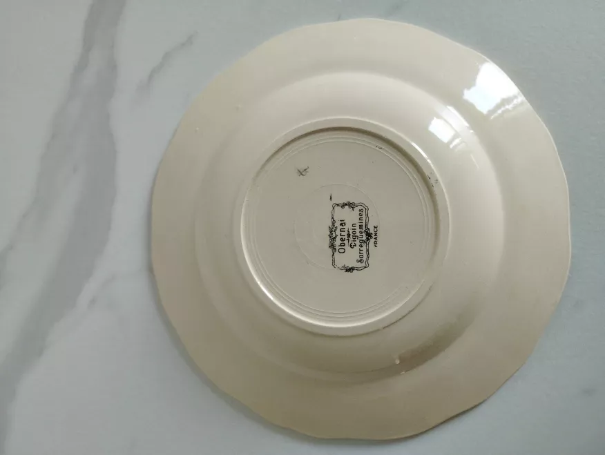 Assiette Creuse Obernai Sarreguemines - Henri Loux – Image 2