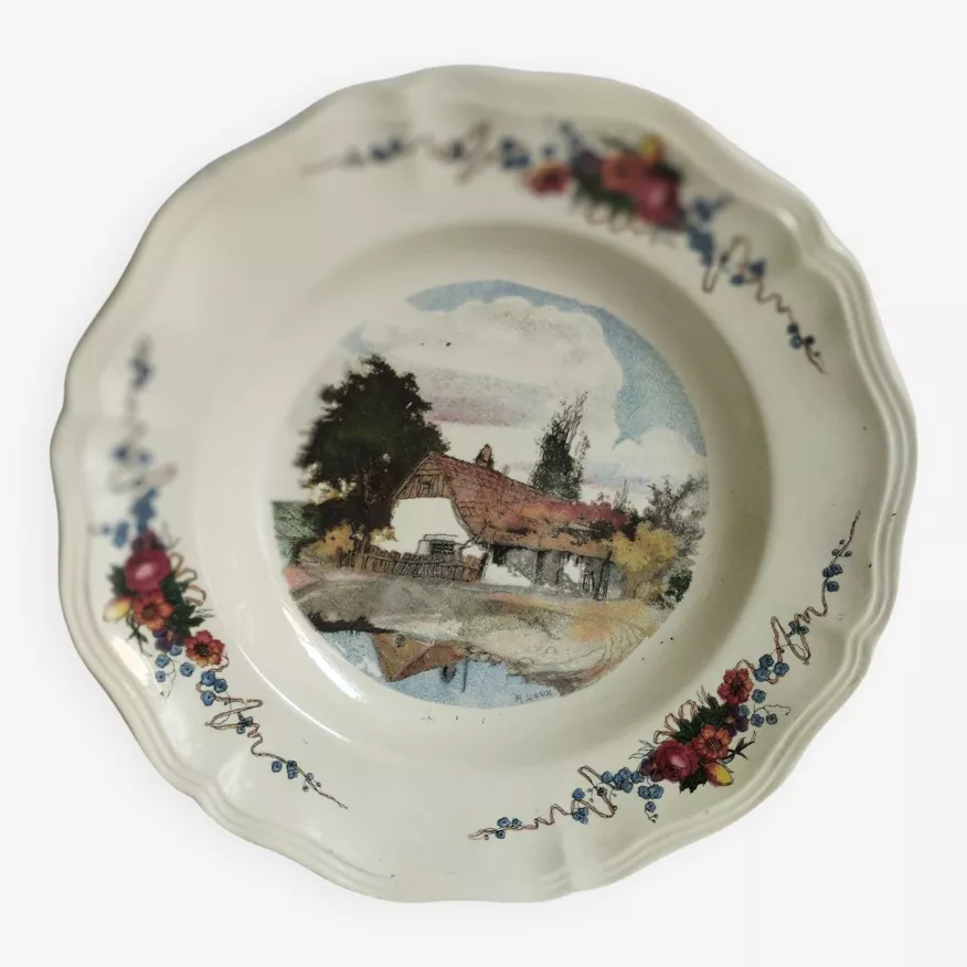 assiette creuse Obernai Henri loux