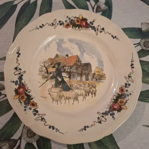 Assiettes dessert Obernai Digoin Sarreguemines
