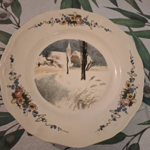 compotier obernai digoin sarreguemines décor neige