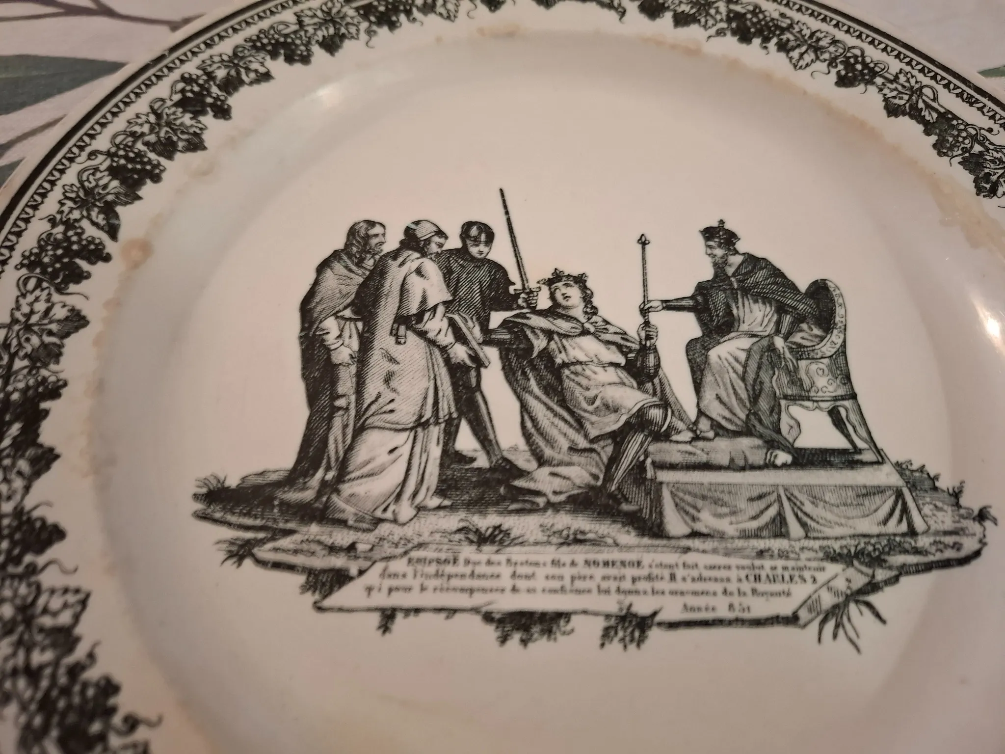 Assiette Parlante Creil – Image 4