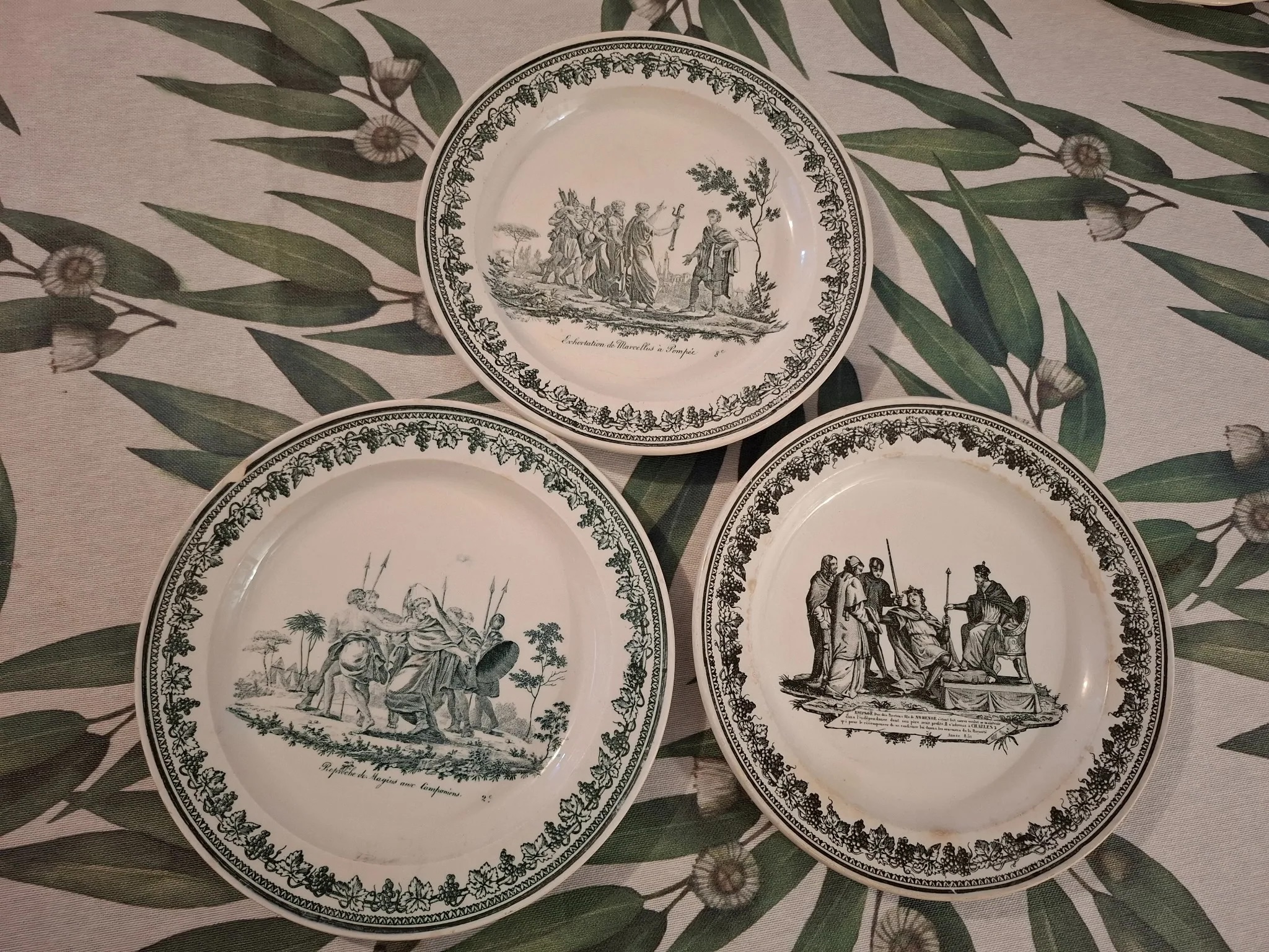 Assiette Parlante Creil