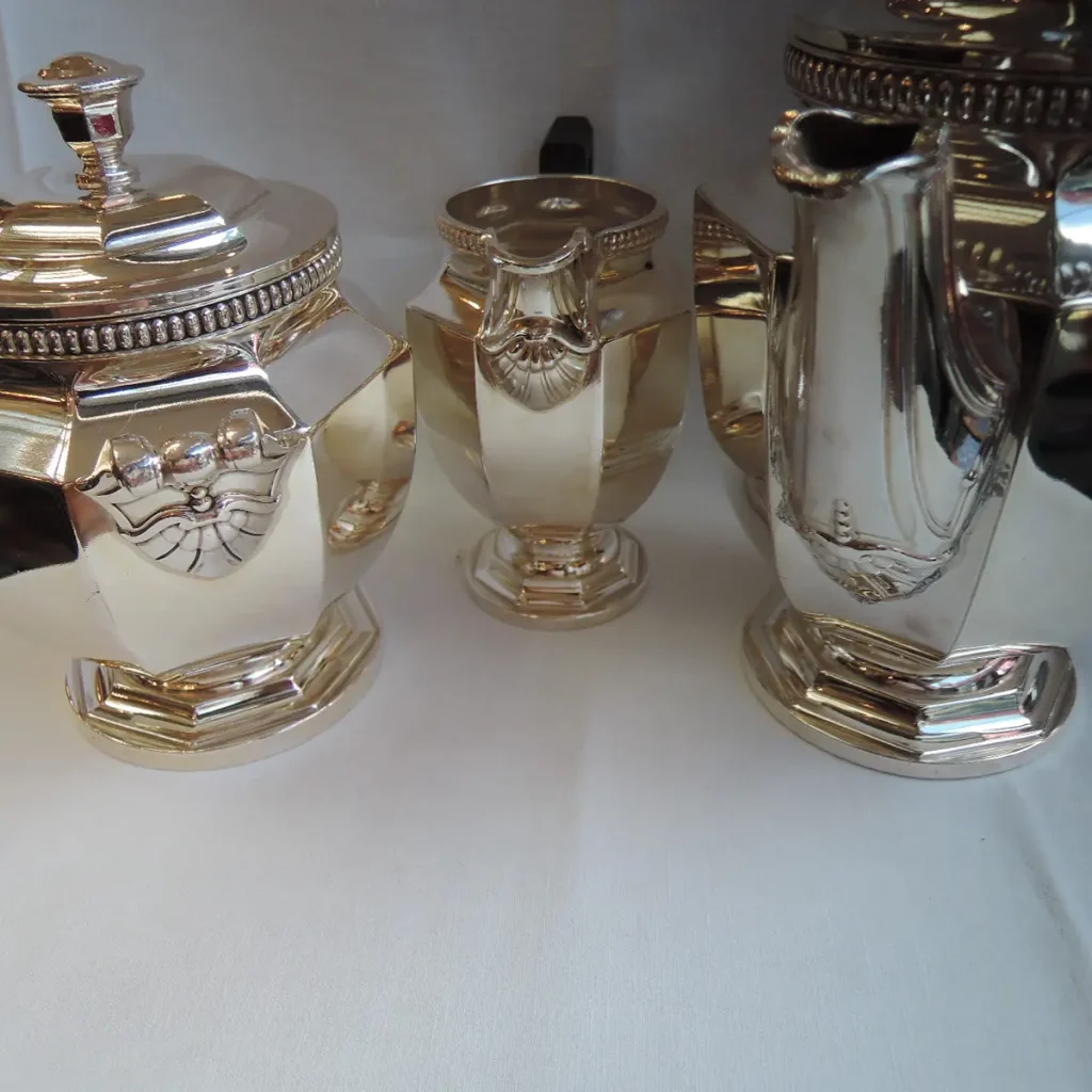 service-a-cafe-christofle-art-deco service a cafe christofle art deco
